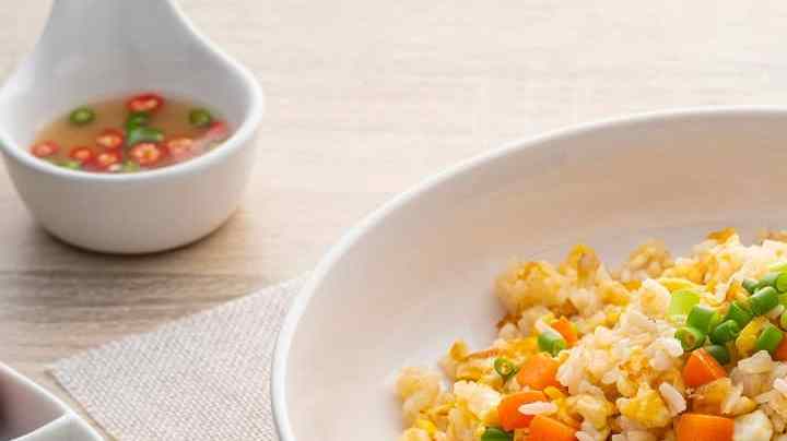 Arroz chaufa vegetariano