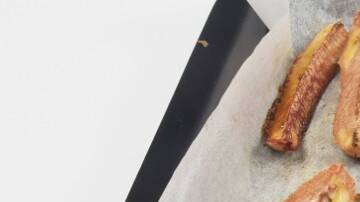 Bananas asadas al horno