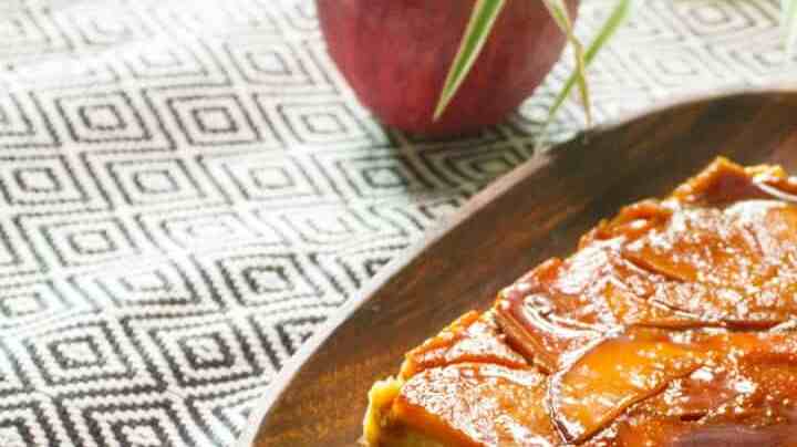 Apple and bread pudding