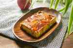 Apple and bread pudding