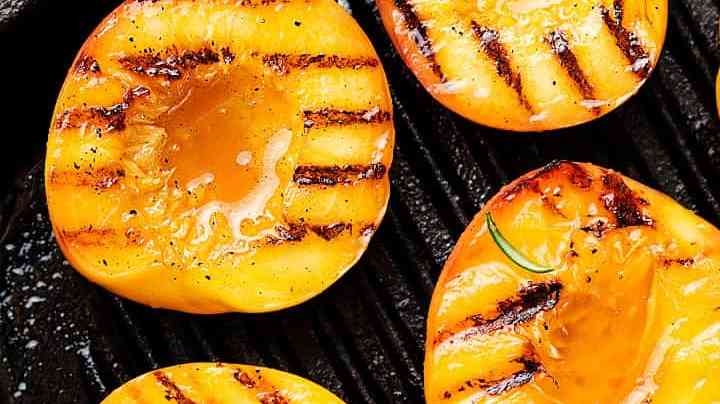 Melocotones asados