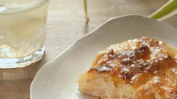 Gratinado de papas comntocino