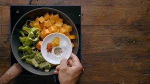 Tabule de verduras paso 3