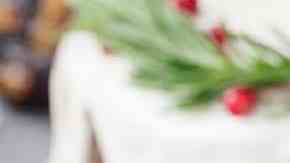 Torta negra navideña