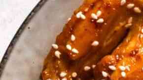 alitas de pollo teriyaki