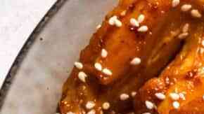 alitas de pollo teriyaki