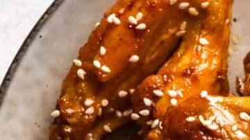 alitas de pollo teriyaki