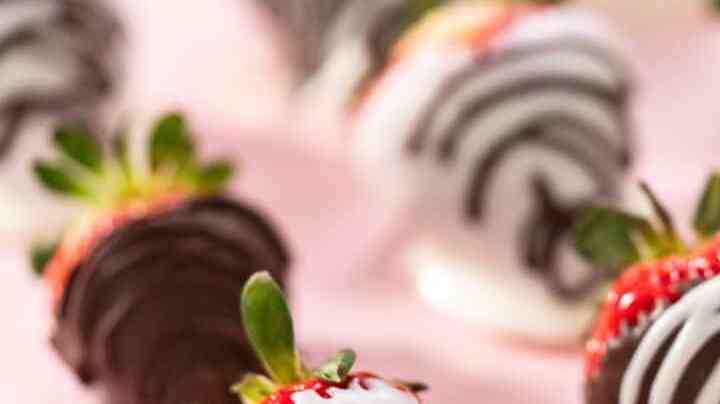 Fresas bañadas en chocolate