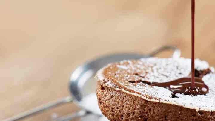 souffle de chocolate