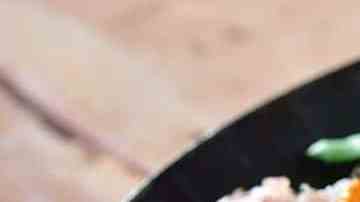 Champiñones con jamón