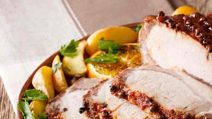 Lomo de cerdo a la naranja