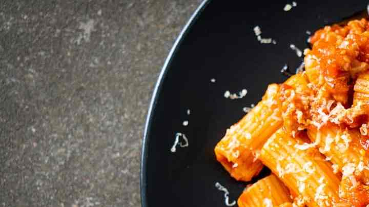 Macarrones a la boloñesa