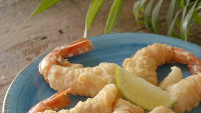 Langostinos a la Gabardina