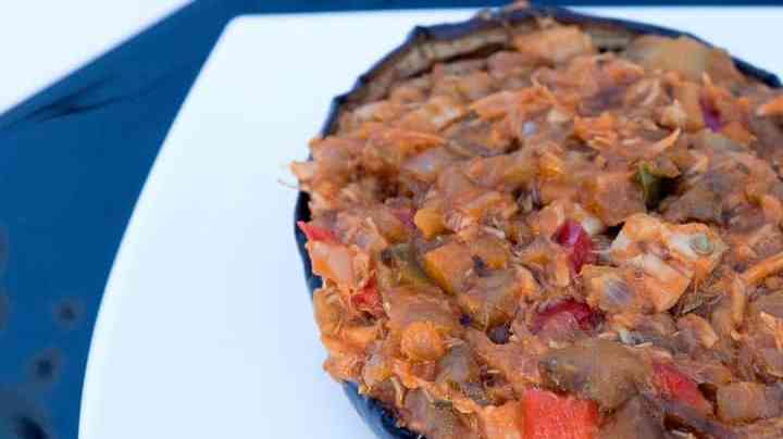 berenjenas rellenas de atún