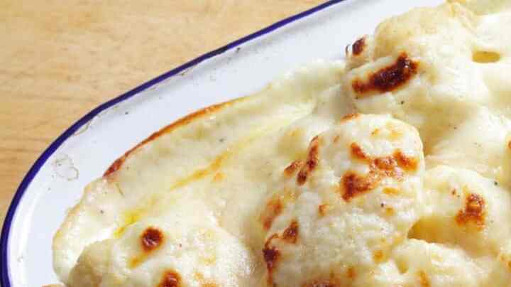 coliflor con bechamel