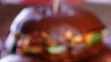 hamburguesas con guacamole