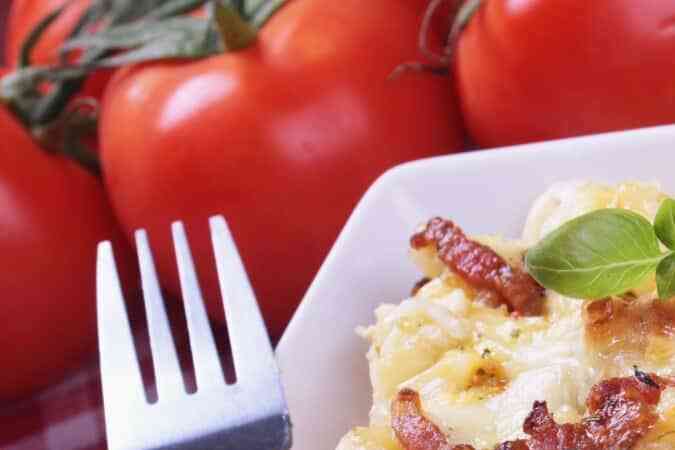 macarrones a la carbonara