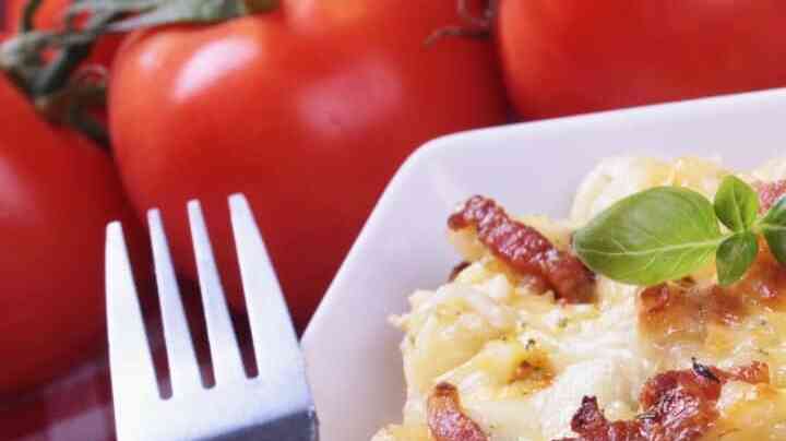 macarrones a la carbonara