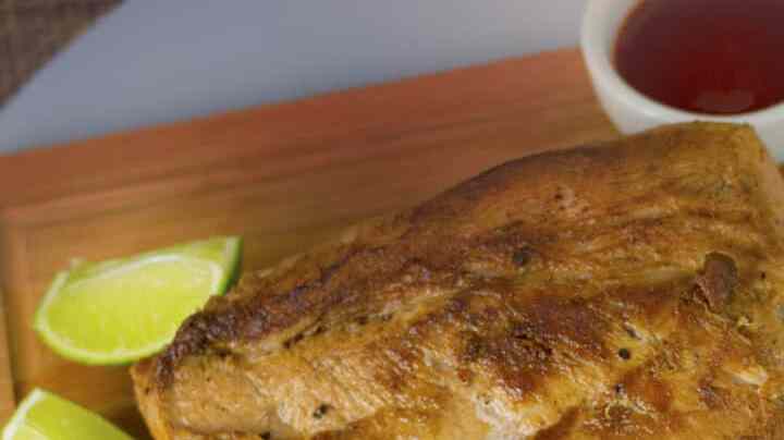 churrasco de cerdo al horno