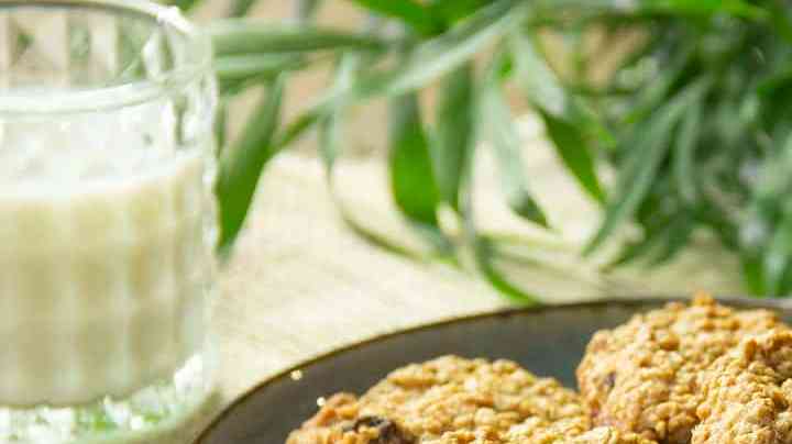 Galletas de avena con pasas