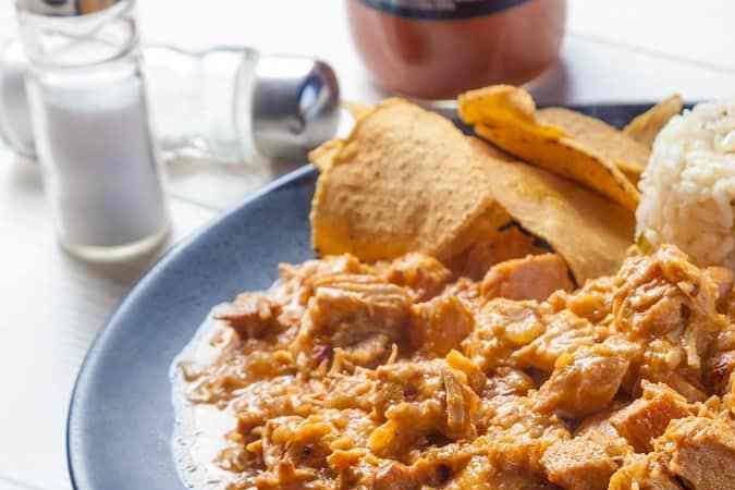 Receta de pollo en crema de chipotle