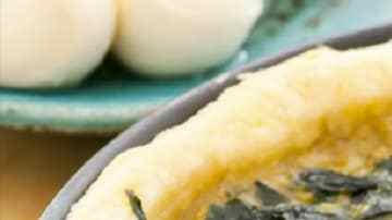 Torta de espinacas con queso