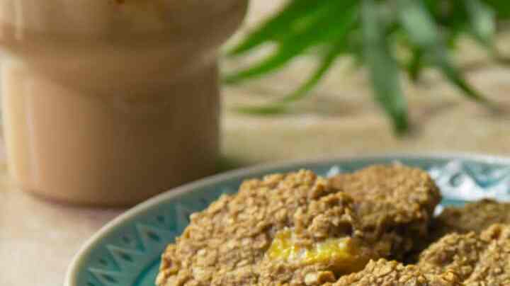 galletas de avena y plátano