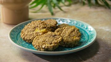 galletas de avena y plátano