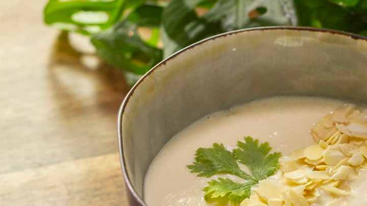 Receta de crema de almendras con jengibre