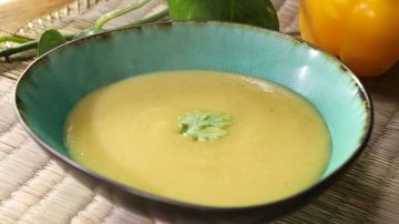 crema de pimiento amarillo