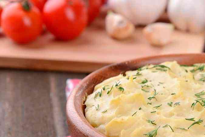 delicioso puré de papas con ajo