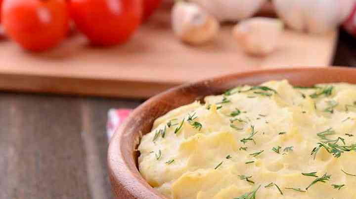 delicioso puré de papas con ajo