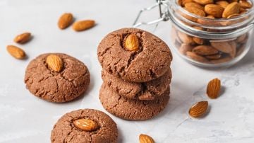 galletas de almendras y chocolate