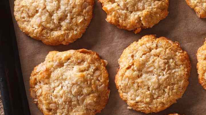 Galleta de avena y coco