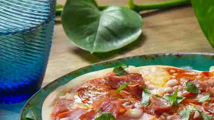 PIzza de carnes a la sartén