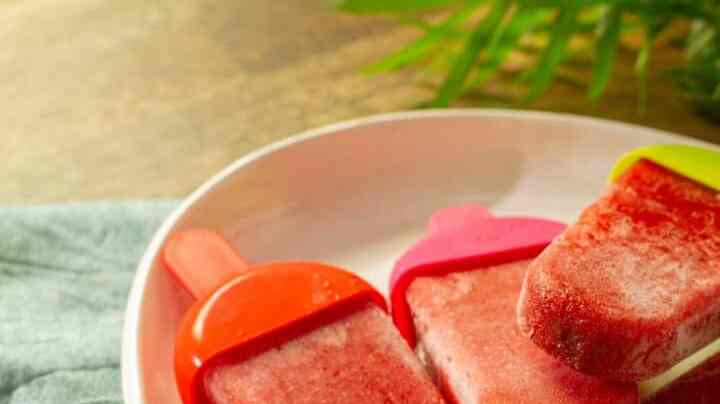 paletas de hielo sabor pica fresa