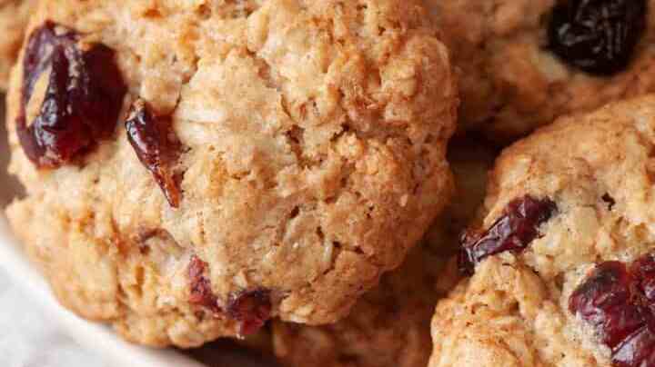 galletas de avena y arándanos