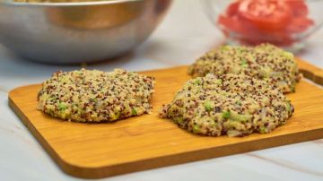 hamburguesa de quinoa