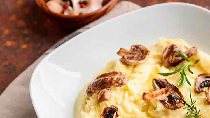 delicioso puré de papas con queso