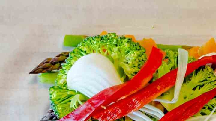 Verduras en papillote