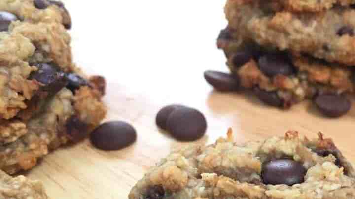 galletas de plátano y chocolate