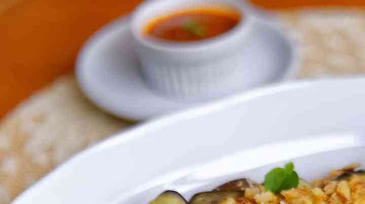 canelones veganos de berenjenas