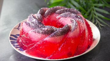 Gelatina de pitaya