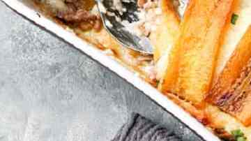 Pastelón de maduro dominicano