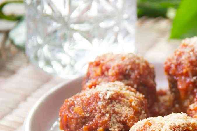 albóndigas en salsa marinara