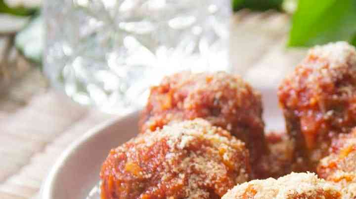 albóndigas en salsa marinara