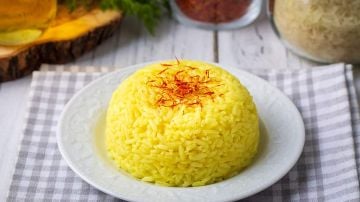 delicioso arroz con azafran