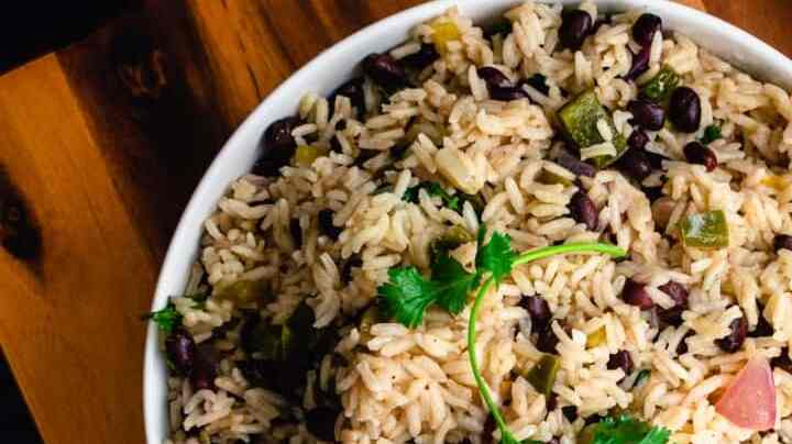 arroz con habichuelas