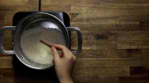 gelatina de arroz con leche y cajeta