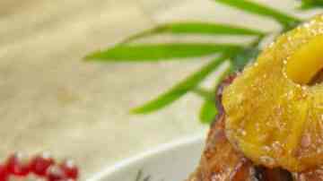 pierna de cerdo glaseada al horno deliciosa